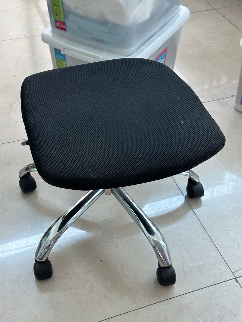Office Chair with No Back Rest on Carousell