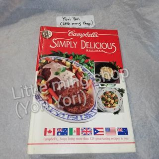 Original Campbell's Simply Delicious Recipes cookbook 1992