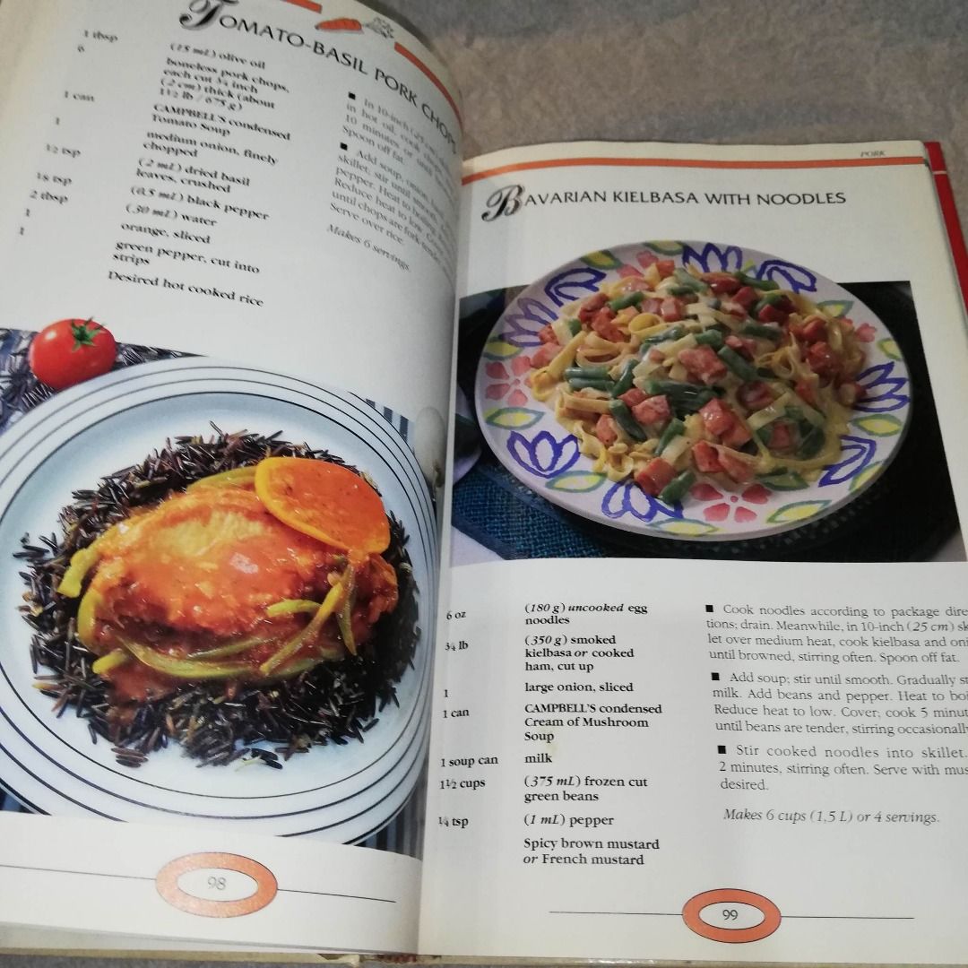 Original Campbell s Simply Delicious Recipes Cookbook 1992 Hobbies 