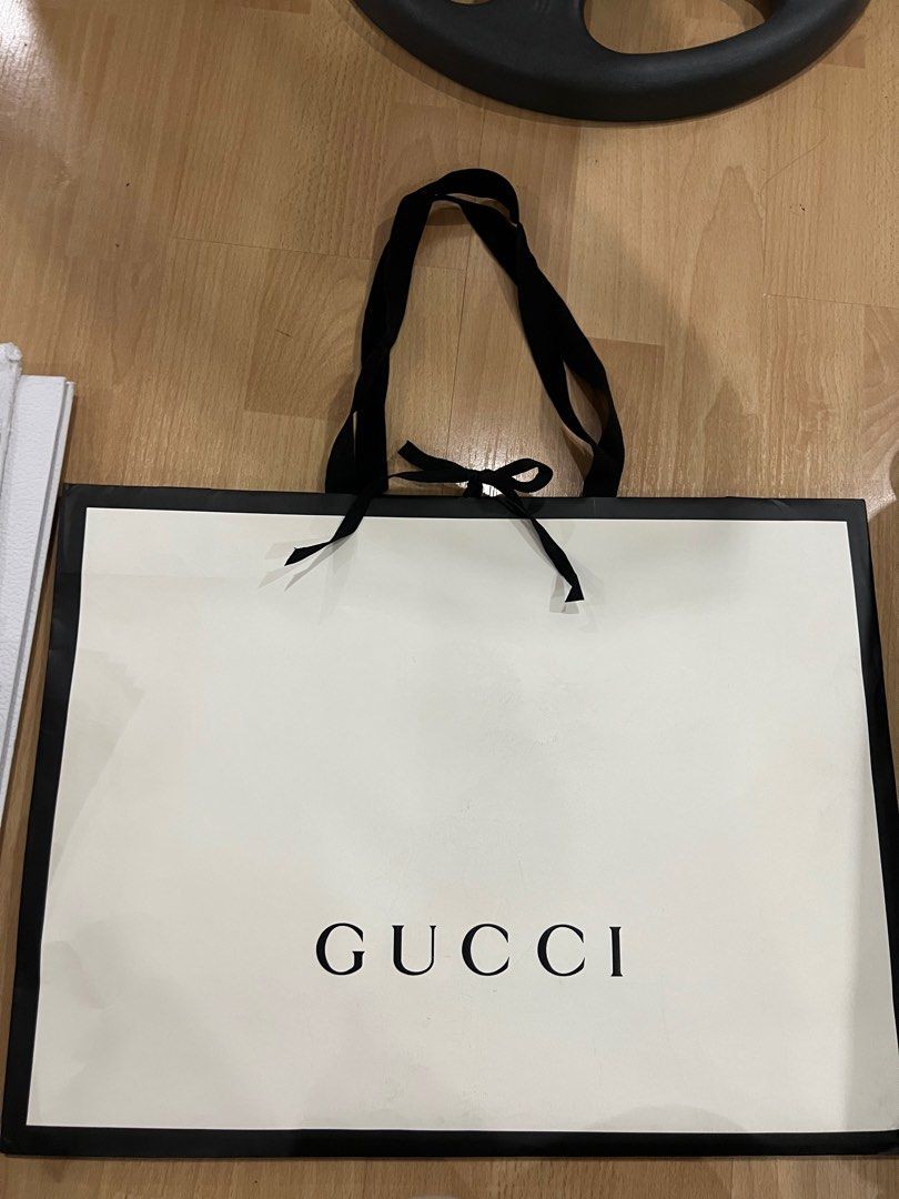 Paper bag gucci original best sale