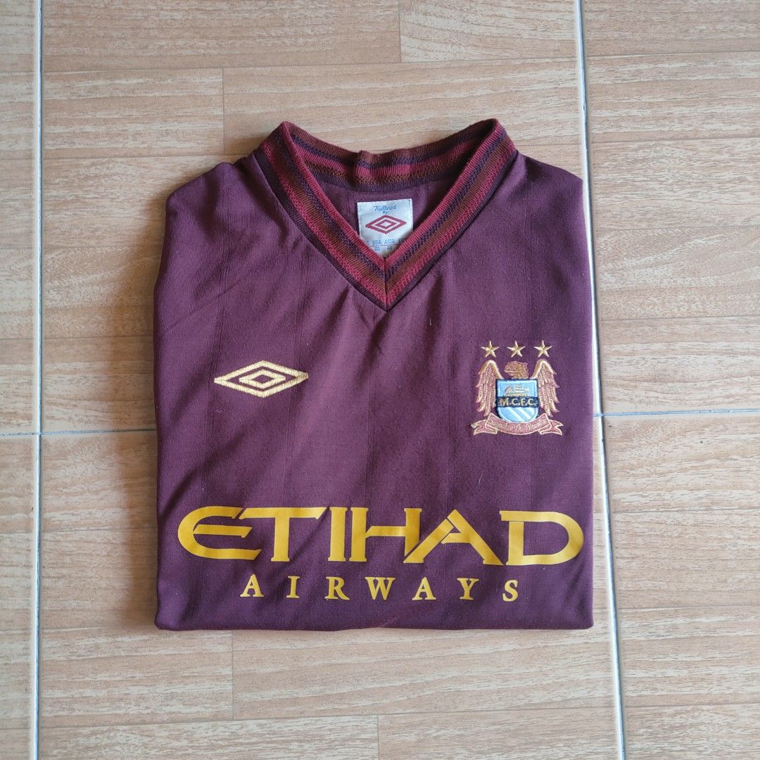 Original MCFC jersey Manchester City, Men's Fashion, Tops & Sets, Tshirts & Polo Shirts on Carousell