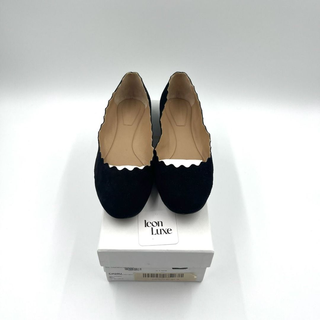 P2133 Chloe Flats Ballerina Size 38 Luxury Sneakers Footwear