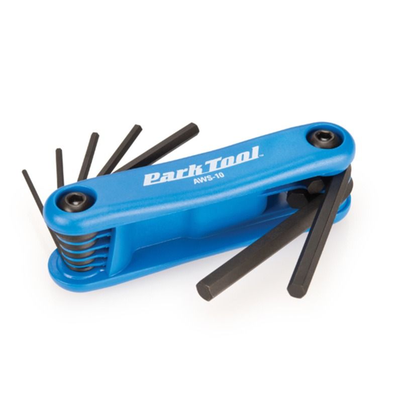 Park Tool FoldUp Hex Wrench Set AWS10 Multipurpose Bicycle Allen
