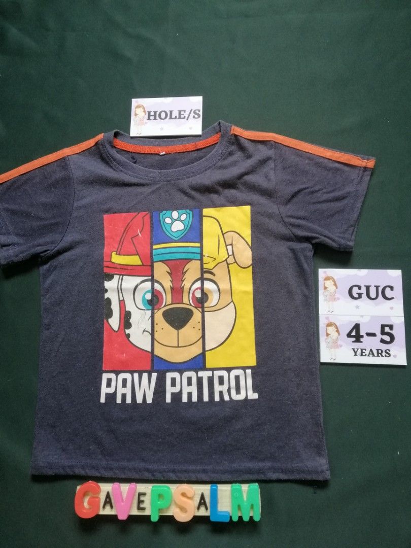 Paw patrol tshirt (Category: Babies & Kids Fashion) located in Antipolo. Submitted by gavepsalmstuff (Listing ID 1237032233, Image 1). Description: .