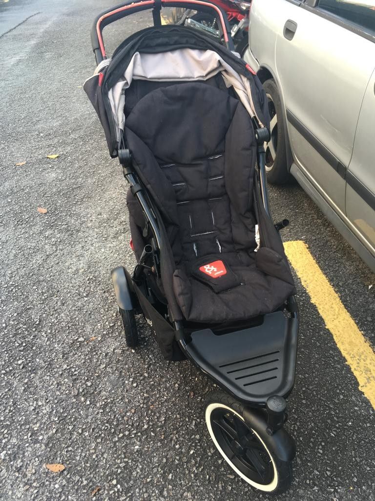Phil and teds store inline double stroller