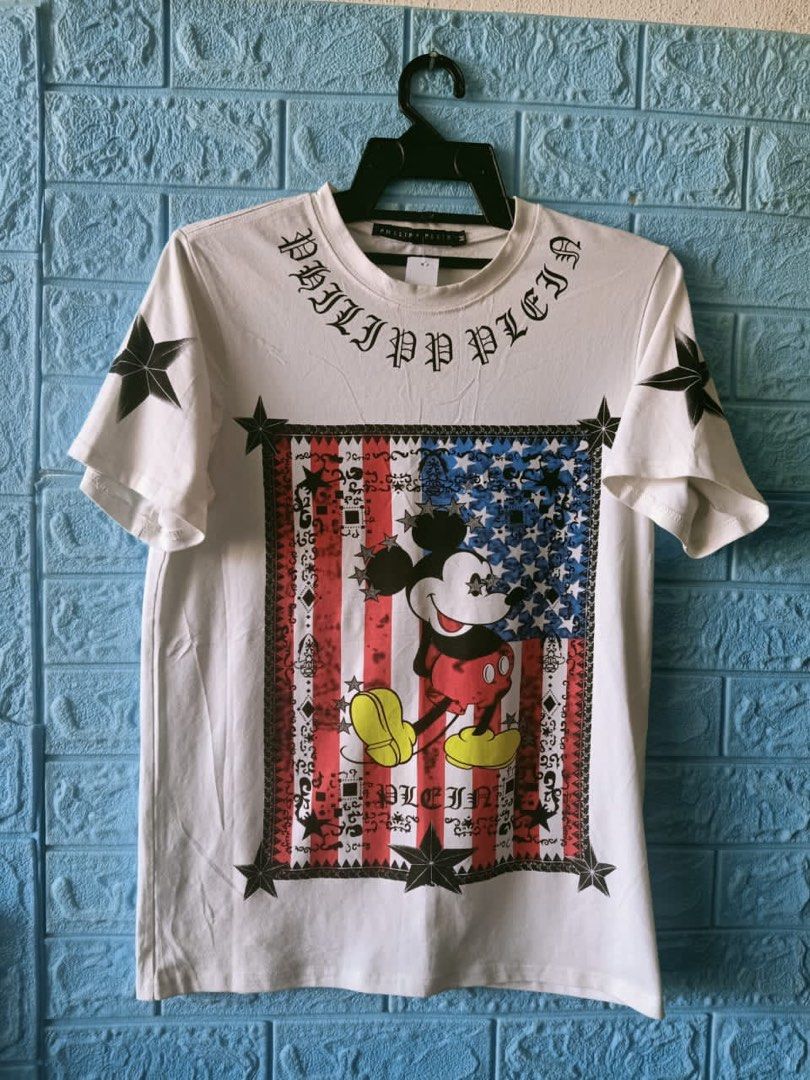 Philipp plein mickey cheap mouse shirt