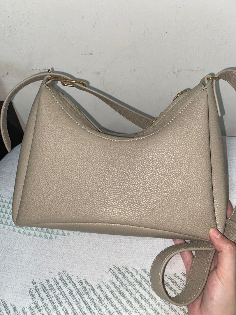 Polene Shoulder Bag Umi Clay, Luxury, Bags & Wallets on Carousell