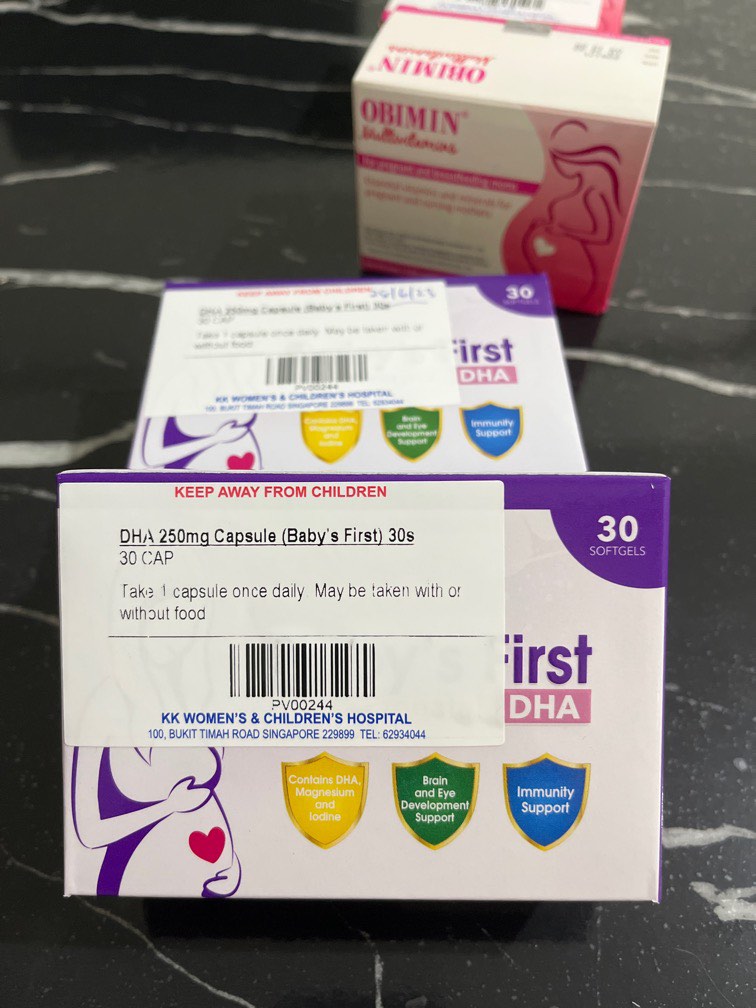 Prenatal DHA (Fish Oil), Health & Nutrition, Health Supplements