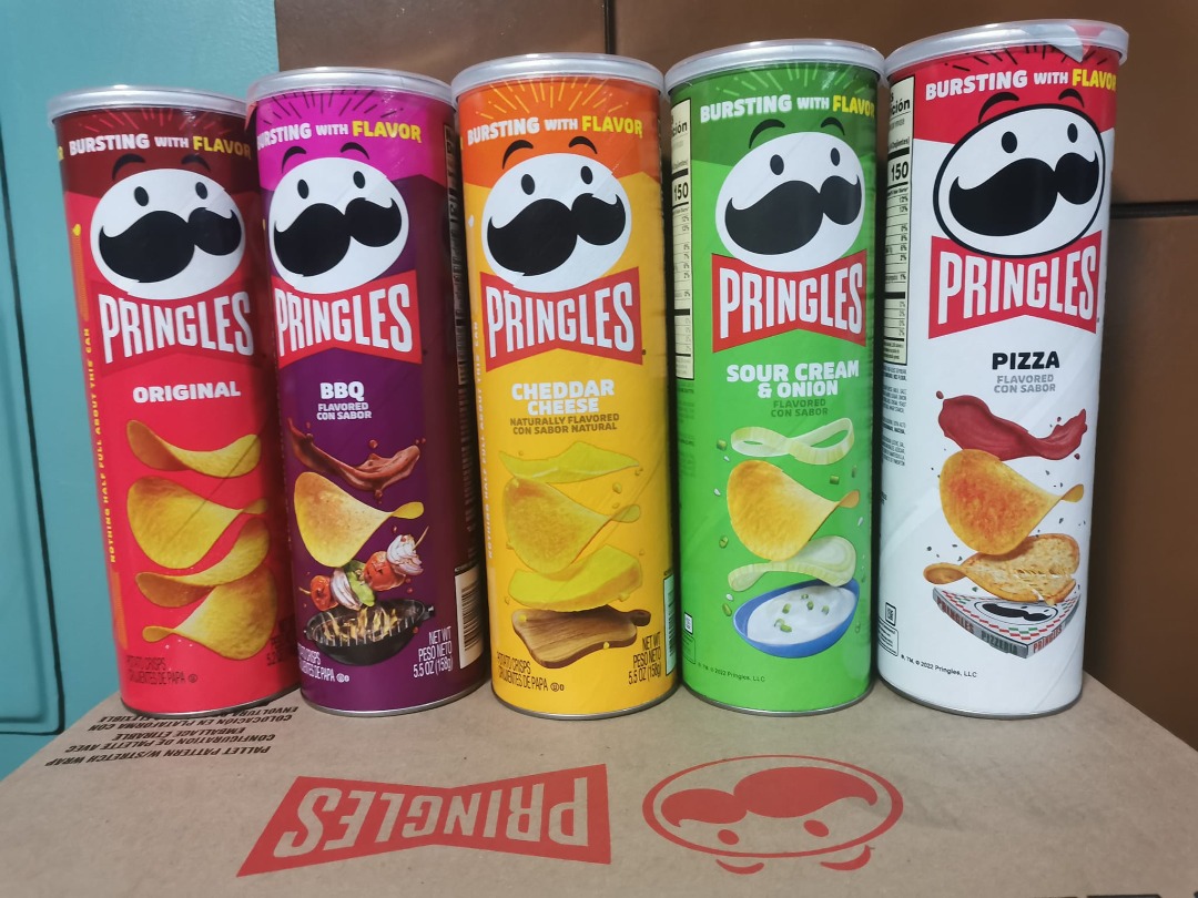 PRINGLES CHIPS USA 158g, Food & Drinks, Other Food & Drinks on Carousell