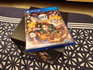 PS4 鬼滅之刃 火之神血風譚 附贈模型多功能手機支架限量限定版