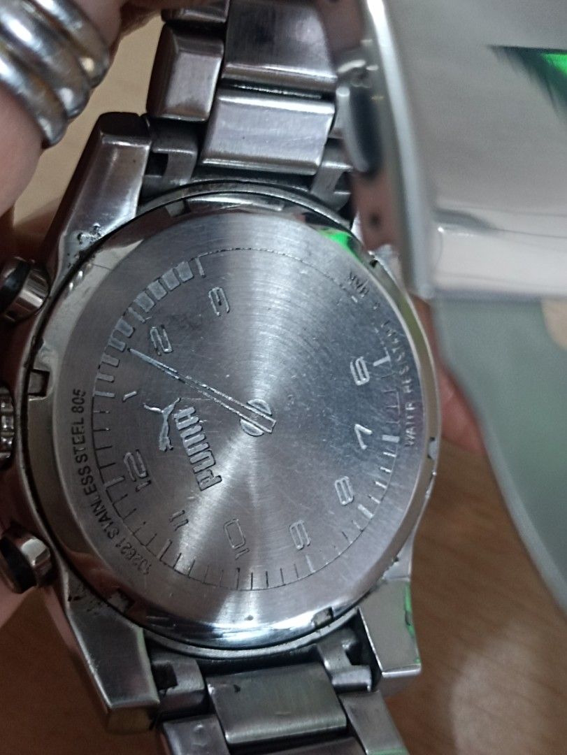 Puma take pole position hotsell watch stainless steel 805