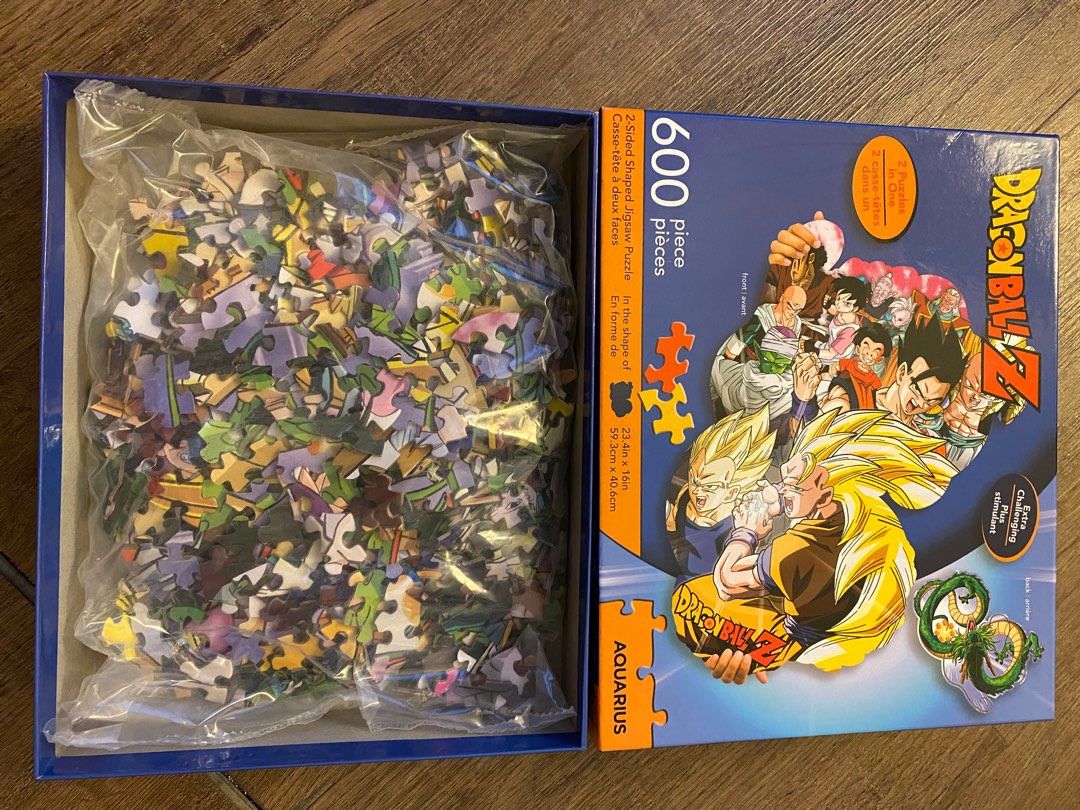 Dragon Ball Z 2 Sided, Shaped Puzzle