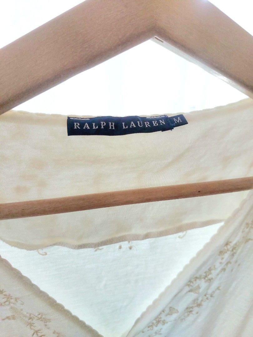 Ralph Lauren Wrap Top, Women's Fashion, Tops, Blouses on Carousell