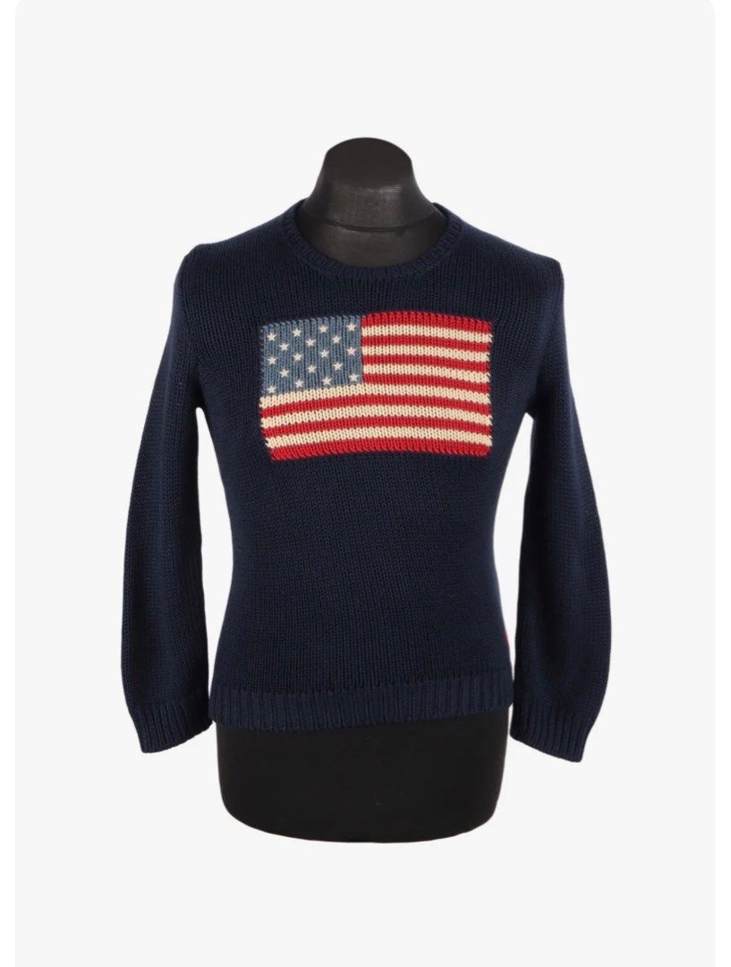 Ralph lauren flag sweater store