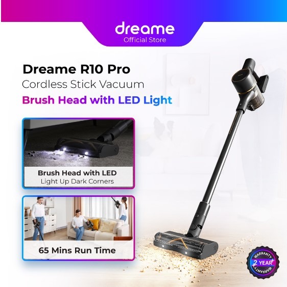 READY STOCK】[2 Years Warranty] Dreame R10 Pro Cordless Vacuum