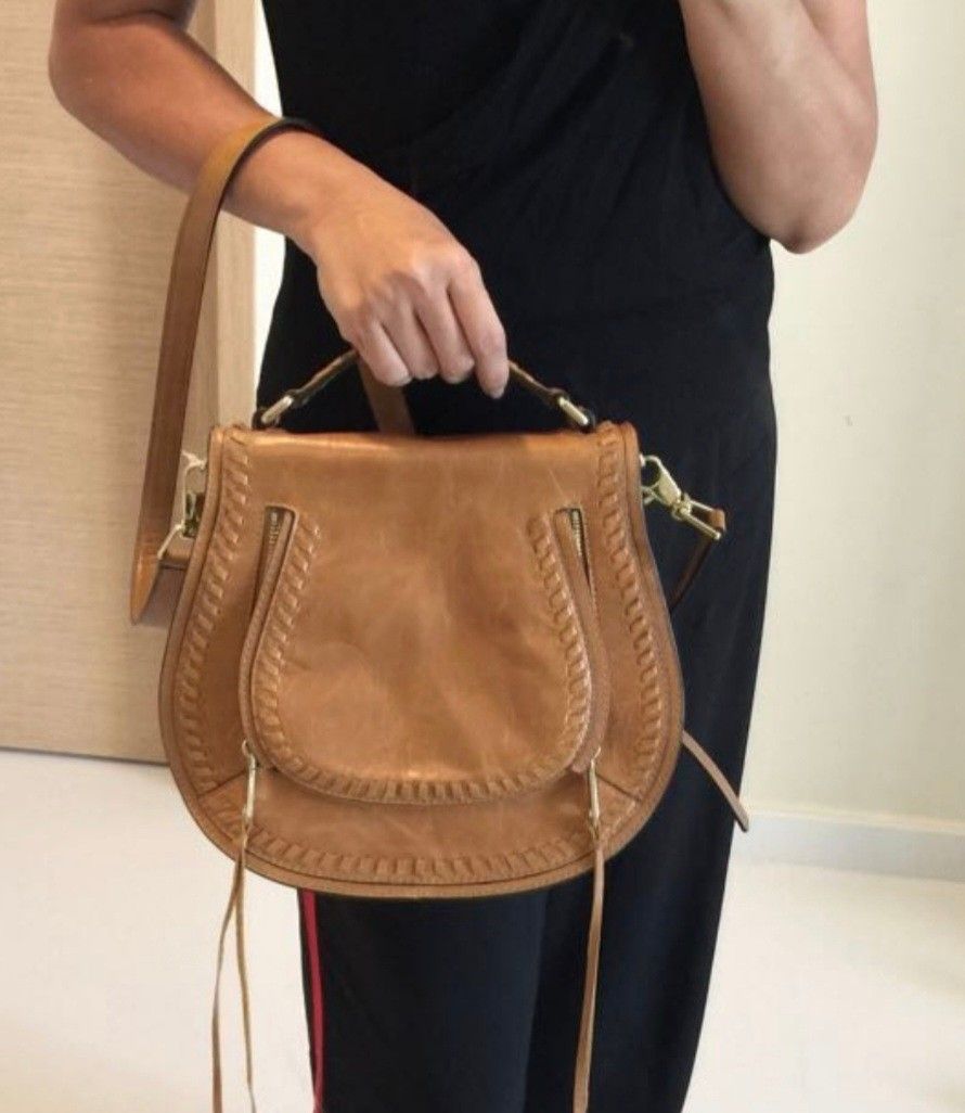Rebecca minkoff large vanity saddle bag discount
