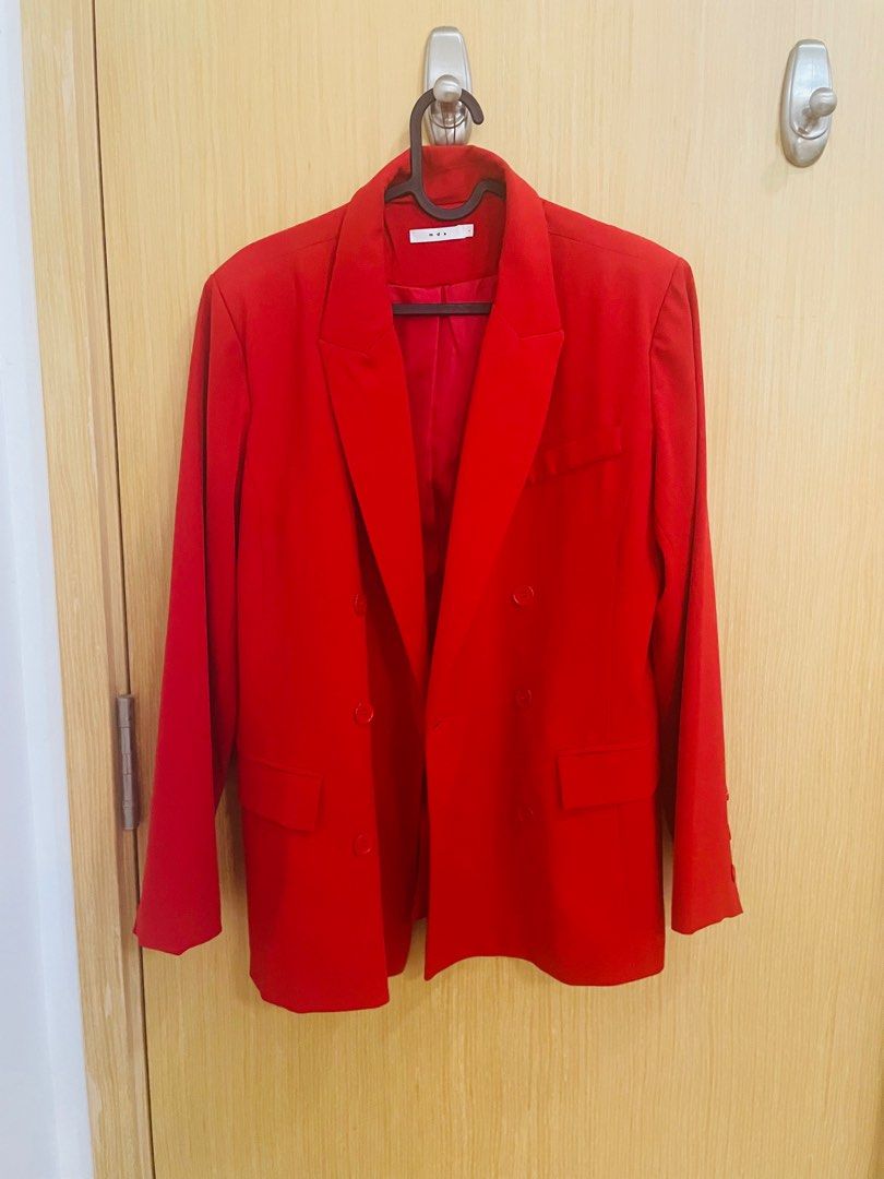 Red ladies hotsell jacket blazer