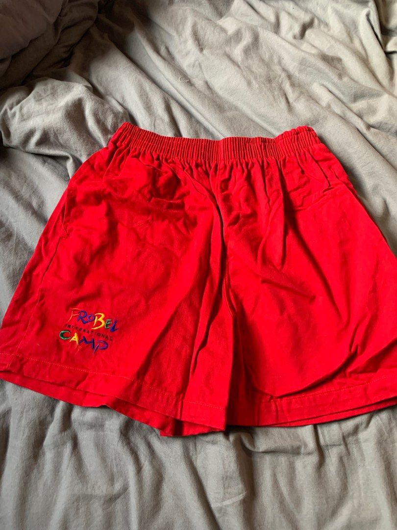 Red retro clearance shorts
