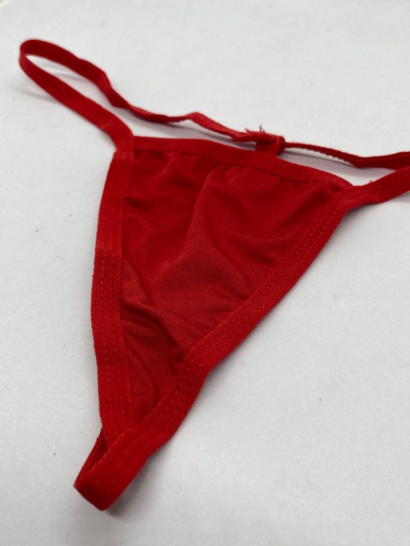 Red T-Back Panty Underwear Tback, Women's Fashion, Undergarments &  Loungewear on Carousell