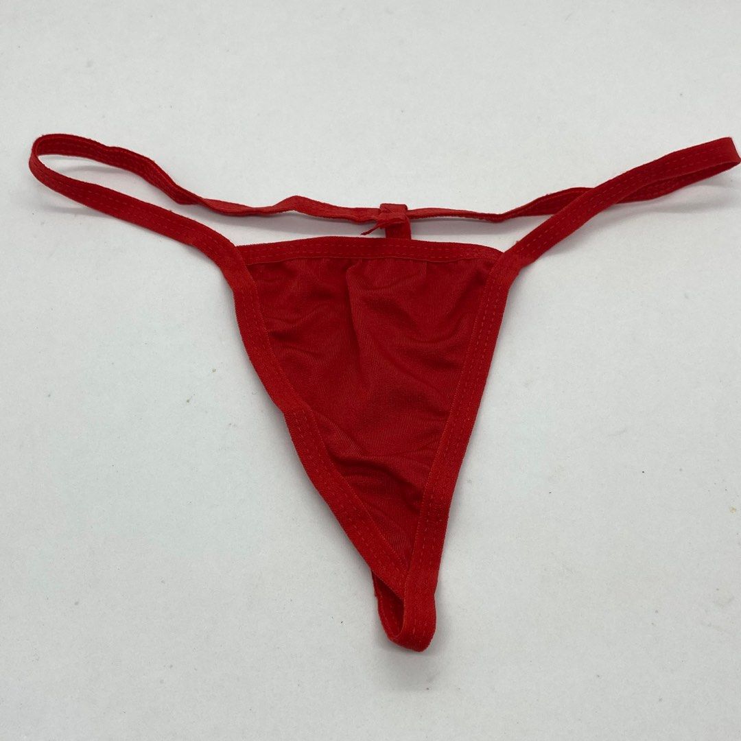 Red T-Back Panty Underwear Tback, Women's Fashion, Undergarments