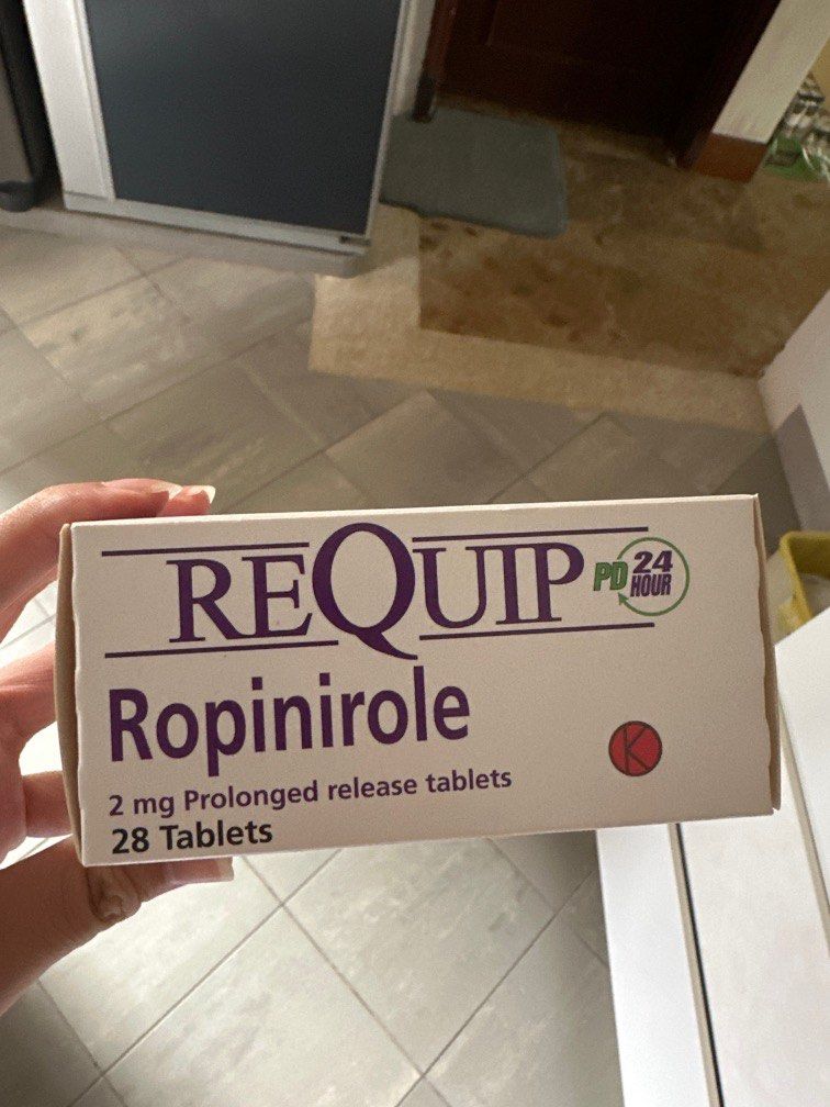 Requip 2mg (Category: Medical Supplies & Tools) located in Singapore. Submitted by happymommy33 (Listing ID 1237006053, Image 1). Description: 5 box brand new + 1 box left 24 tablet 1 box for $40 Get all 5 box free 24 tablet and free delivery Expired date: Jun 2024.