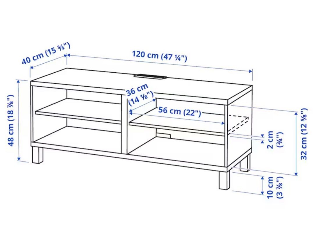 RUSH!!! IKEA Besta TV Console, Furniture & Home Living, Furniture, TV