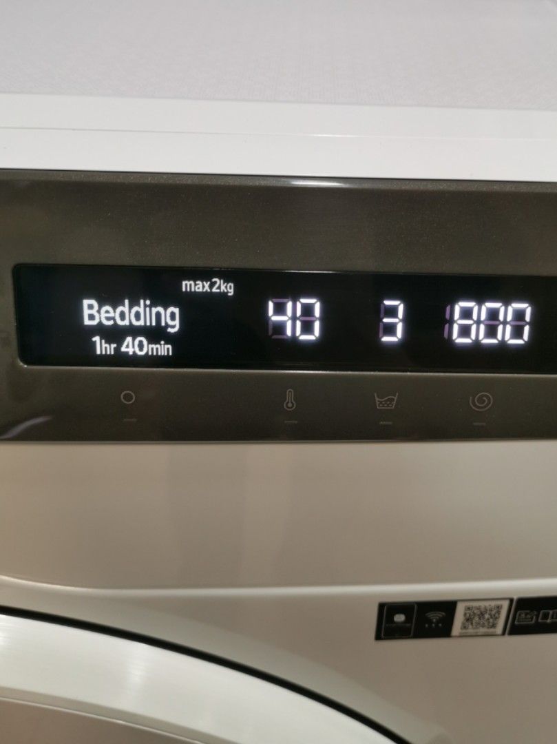 Samsung 8.5KG Front Load Washer with AI Ecobubble, TV & Home Appliances