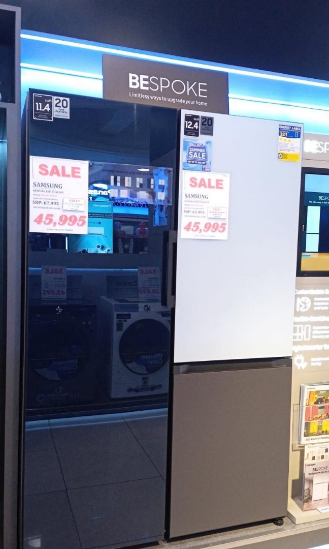SAMSUNG BESPOKE INVERTER REFRIGERATOR, TV & Home Appliances, Kitchen
