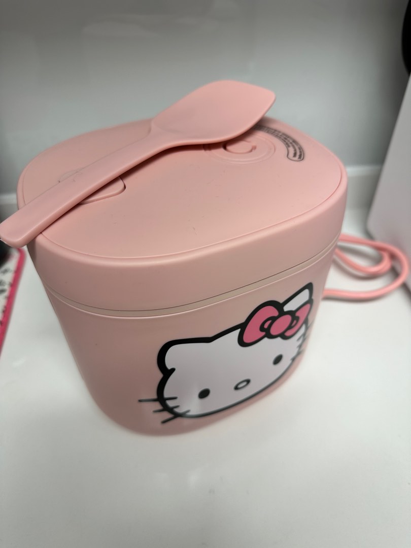 Sanrio Hello kitty rice cooker, TV & Home Appliances, Kitchen