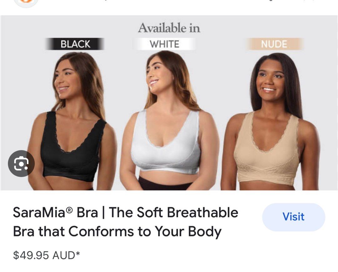SaraMia® Bra  The Soft Breathable Bra that Conforms to Your Body