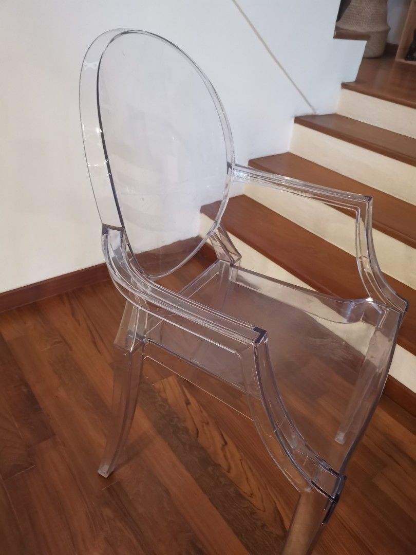See through chair, Furniture & Home Living, Furniture, Chairs on Carousell
