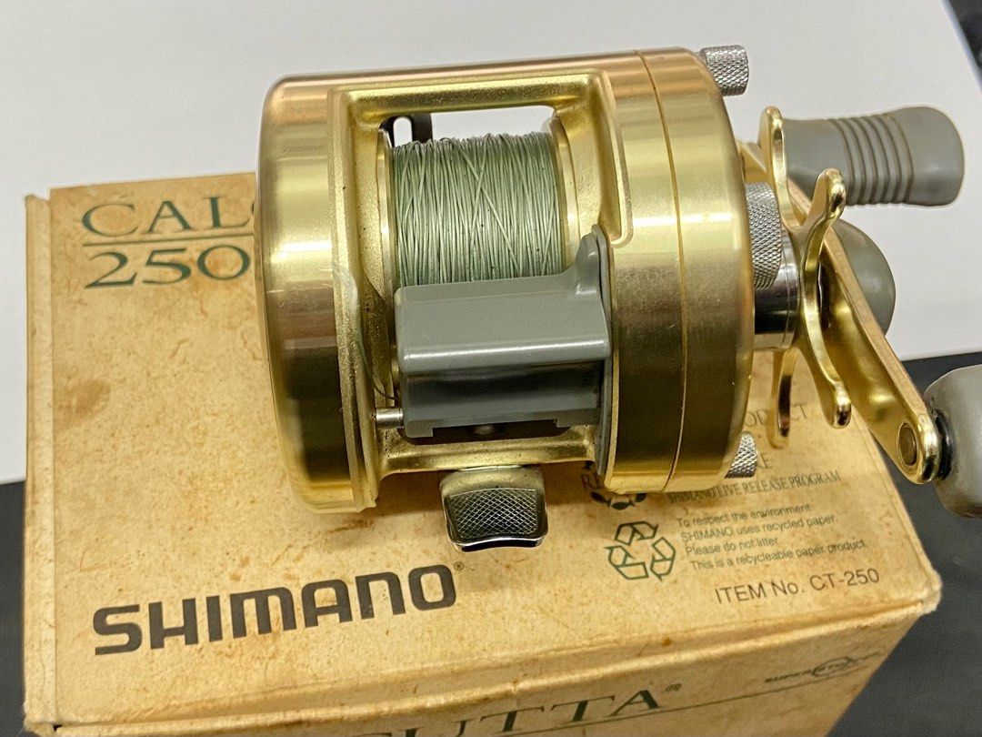 SHIMANO CALCUTTA 250 Fishing Reel Complete box, Sports Equipment