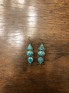 Silver & Turquoise Earrings (New Mexico)