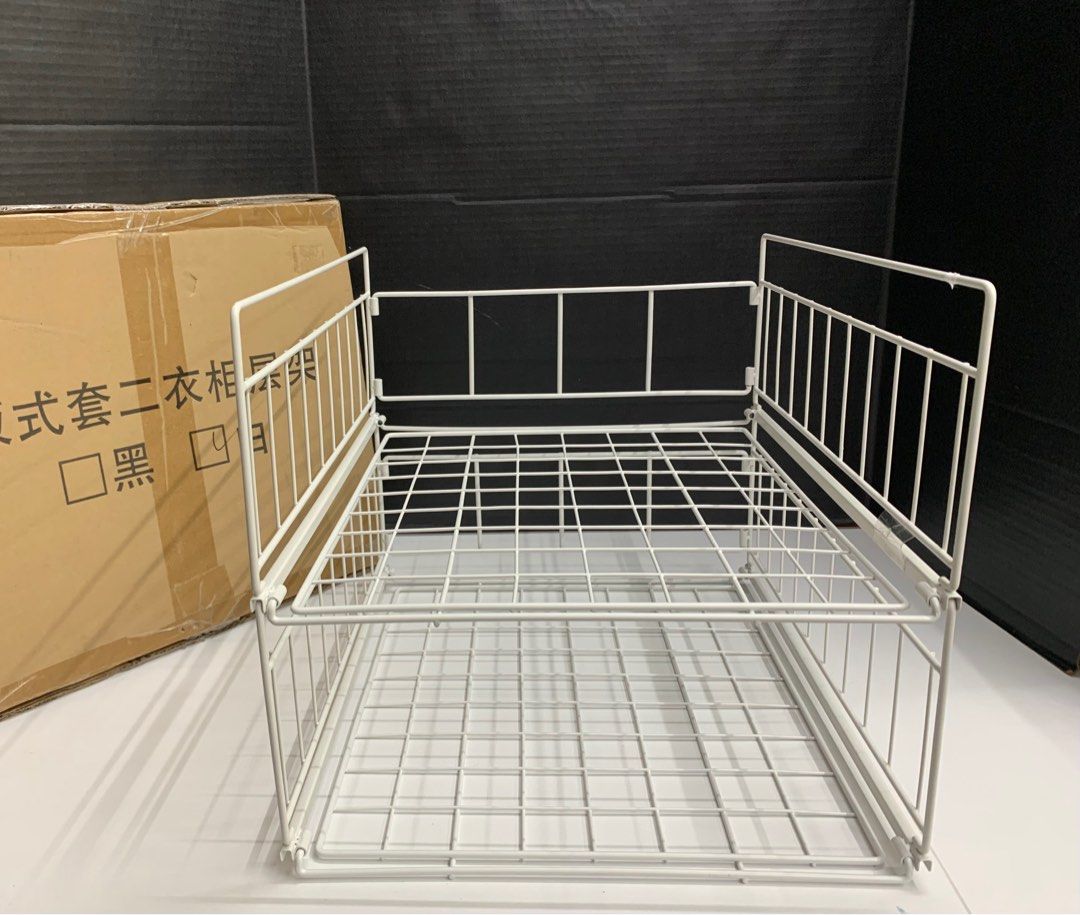 Sliding Drawer Basket, Wardrobe Storage Basket Clothes Storage