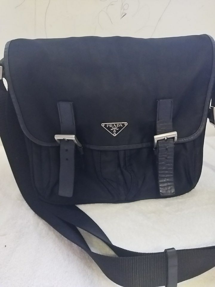 Prada vintage store messenger bag