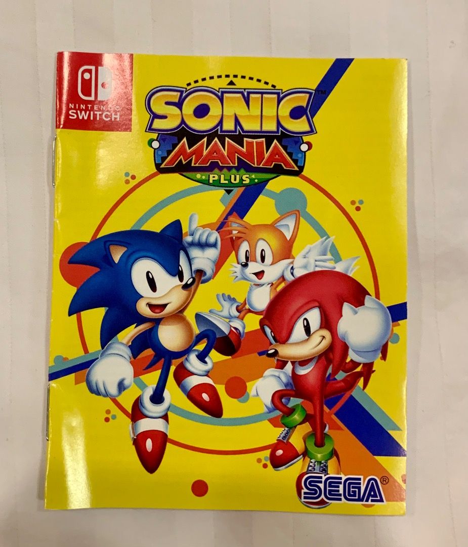 Sega sonic mania plus for nintendo switch video gaming video games