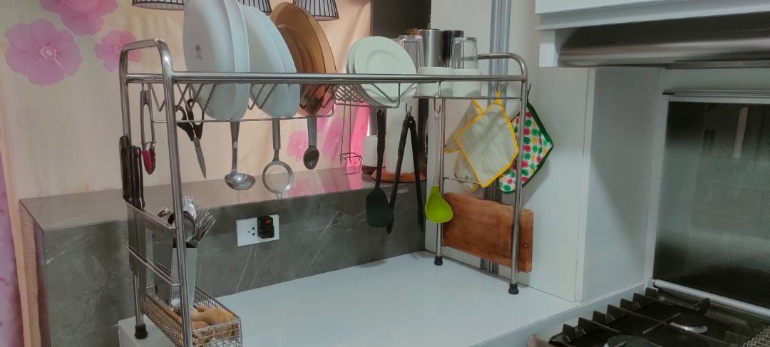 VÄLVÅRDAD dish drying rack, stainless steel, 4 ¾x12 ½ - IKEA