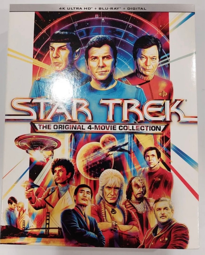 Star Trek The Original 4 Movie Collection 4K UHD BR Hobbies Toys star-trek-the-original-4-movie-collection-4k-uhd-br-hobbies-toys