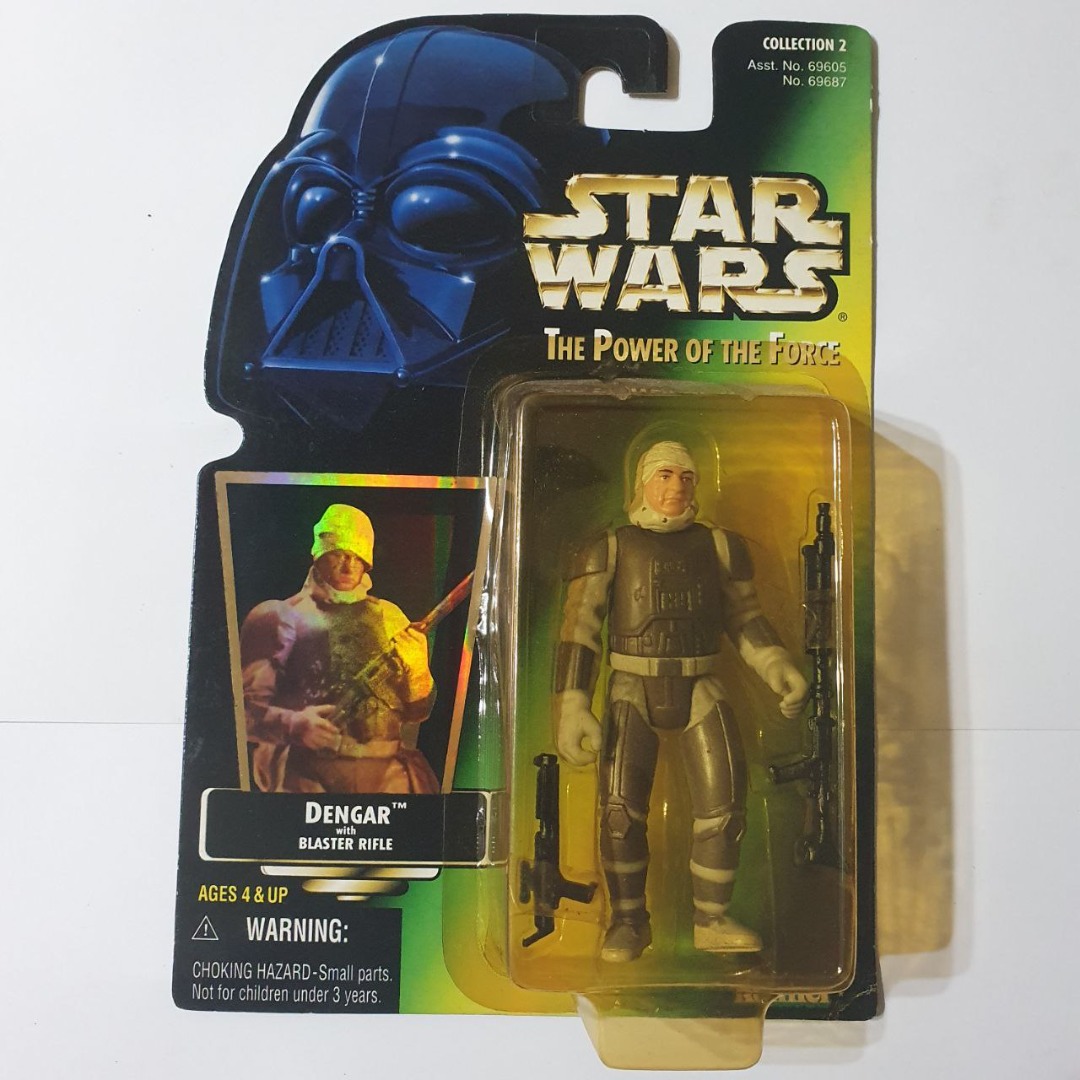 Star Wars, The Power Of The Force, Dengar With Blaster Rifle, Kenner