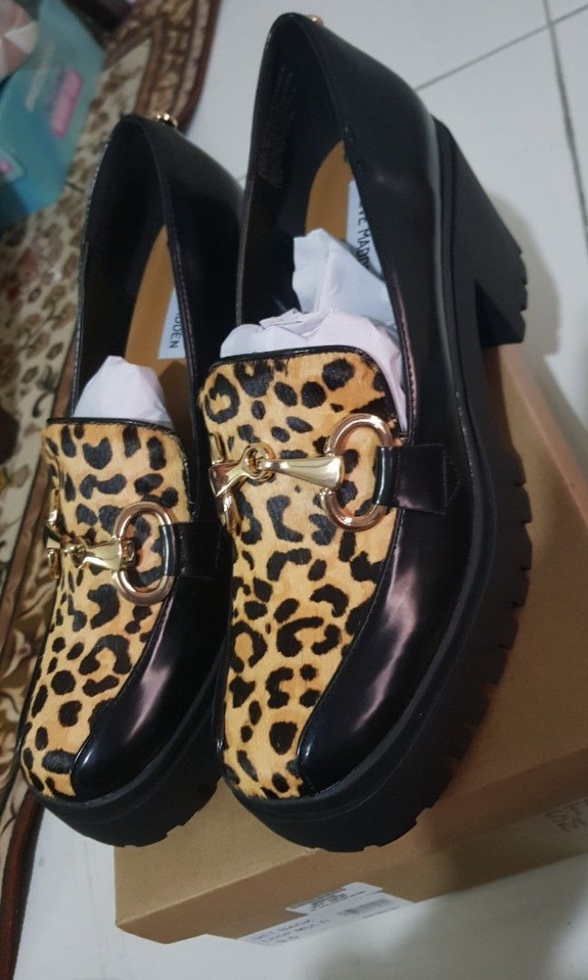 Steve madden leopard booties discount