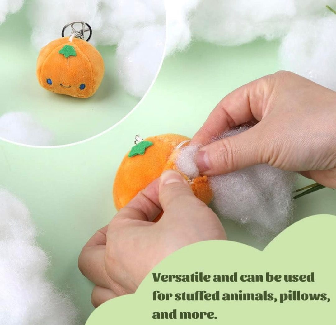 Stuffing for Stuffed Animals, 300g Fiberfill Stuffing, Cotton