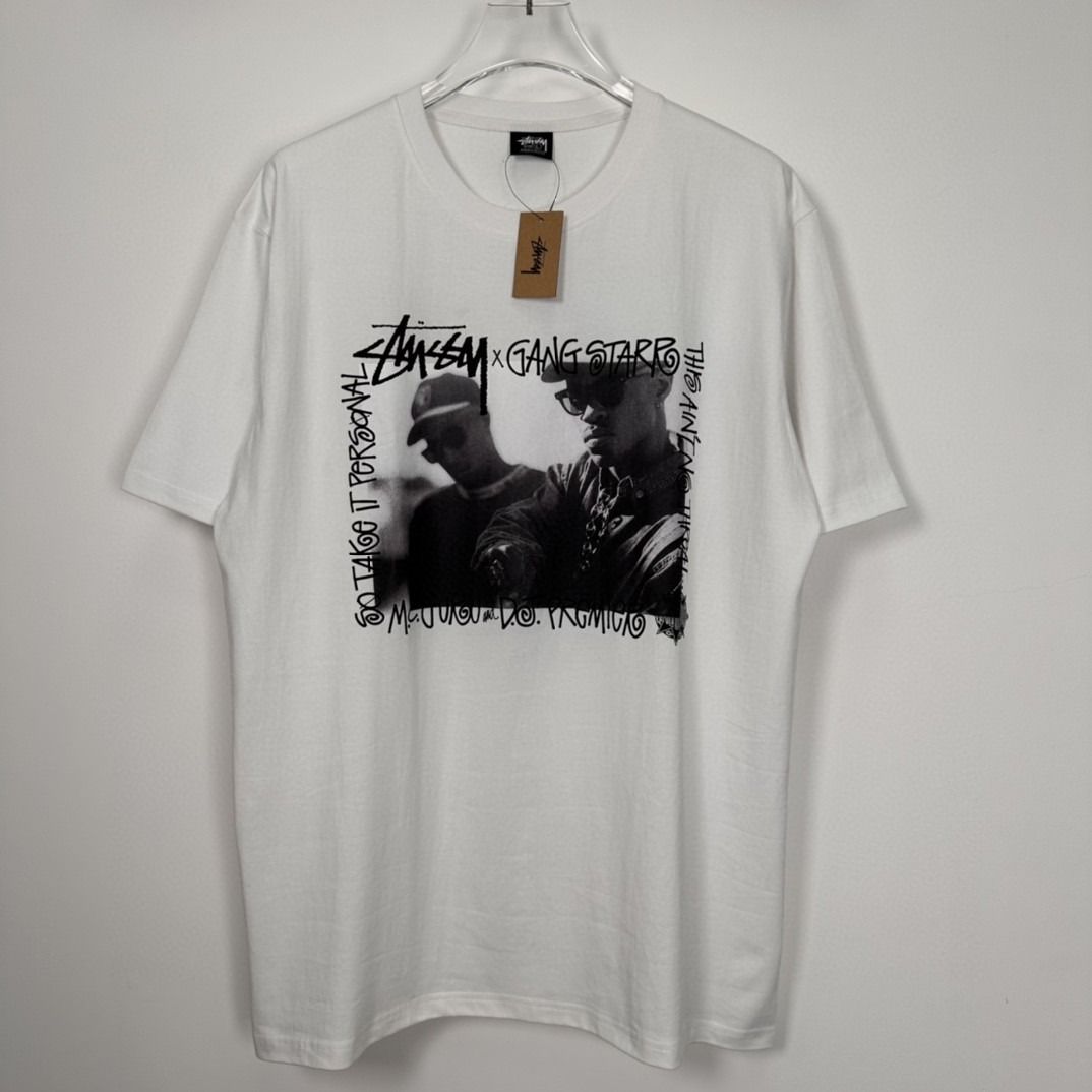 スタイルブランド 【XLサイズ】STUSSY GANG STARR TEE Tシャツ 黒