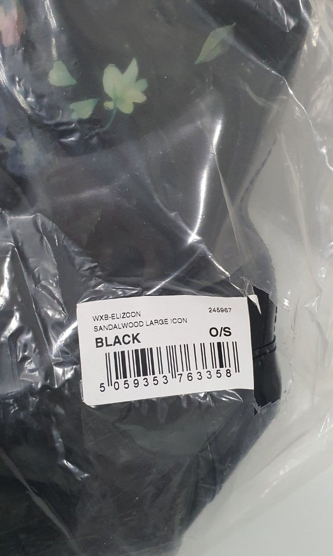 Ted Baker Elizcon sandalwood floral large icon bag in black