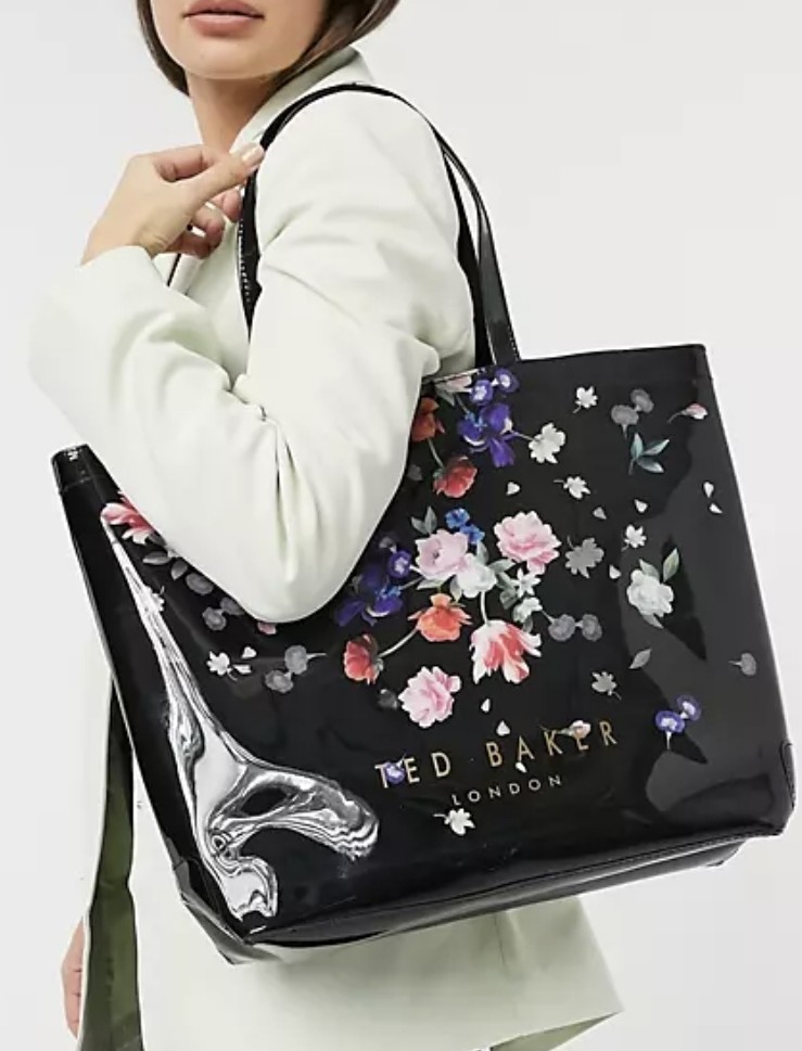 TED BAKER FLORAL BAG (LARGE), Women's Fashion, Bags & Wallets, Tote Bags on  Carousell