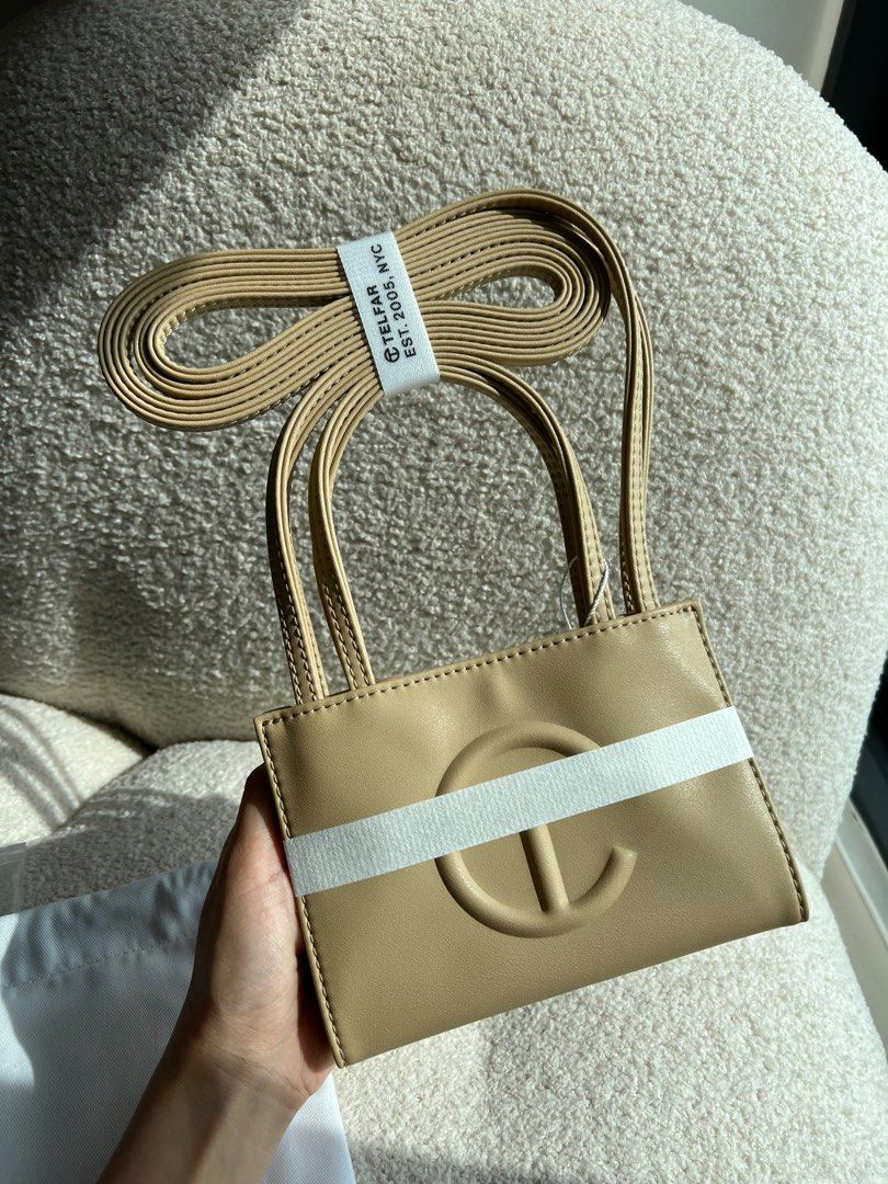 Cream telfar bag 2025