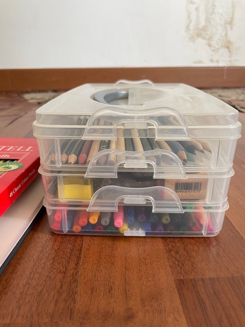 Tempat Alat Tulis & Gambar, Buku & Alat Tulis, Alat Tulis di Carousell