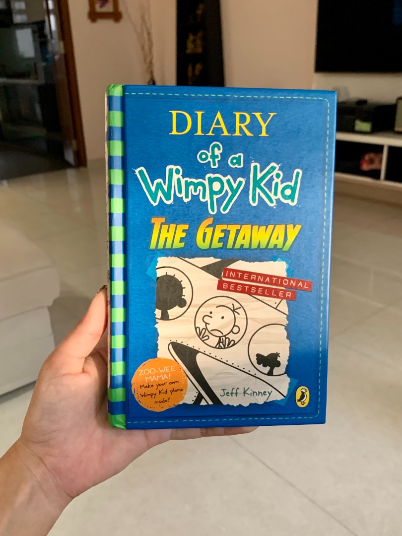 The　Getaway　Children's　KID,　(Hardback)　WIMPY　DIARY　Books　OF　Books　A　Hobbies　Toys,　Magazines,　on　Carousell