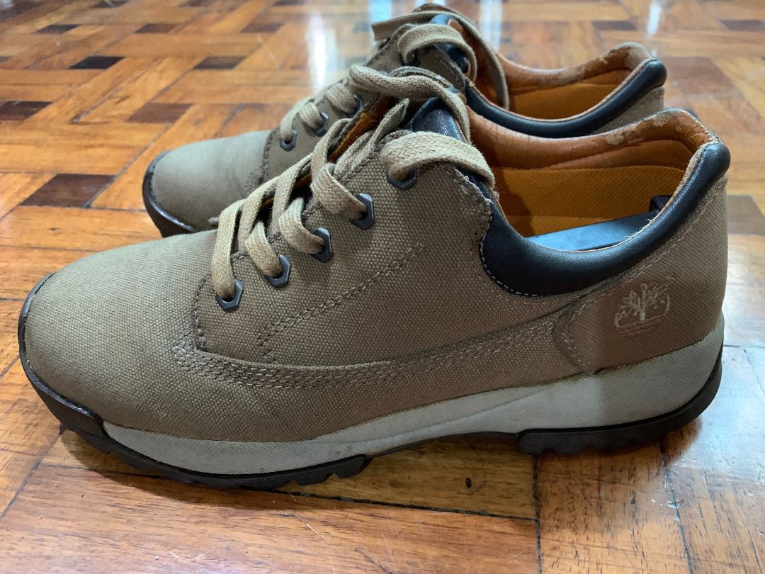 Timberland Canvas Hiking Shoe size 9W Men s Fashion Footwear Casual Shoes on Carousell