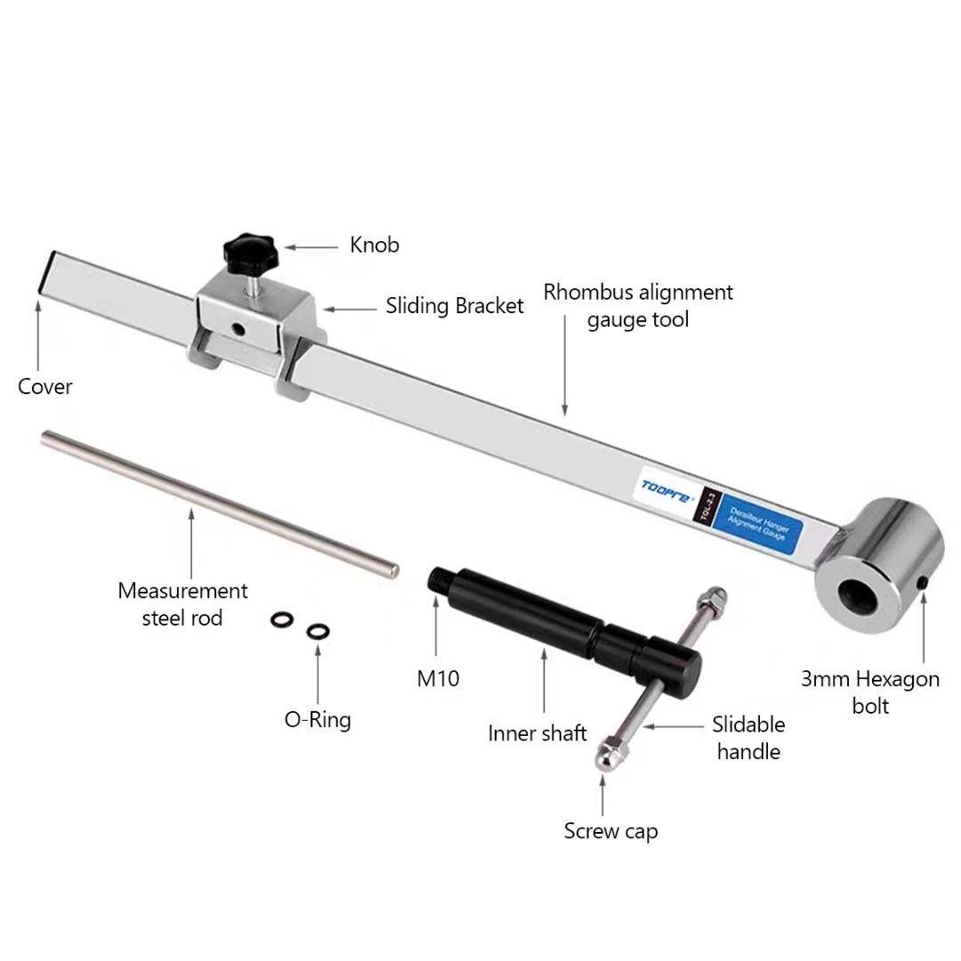 Toopre Derailleur Hanger Alignment Gauge Tool, Sports Equipment
