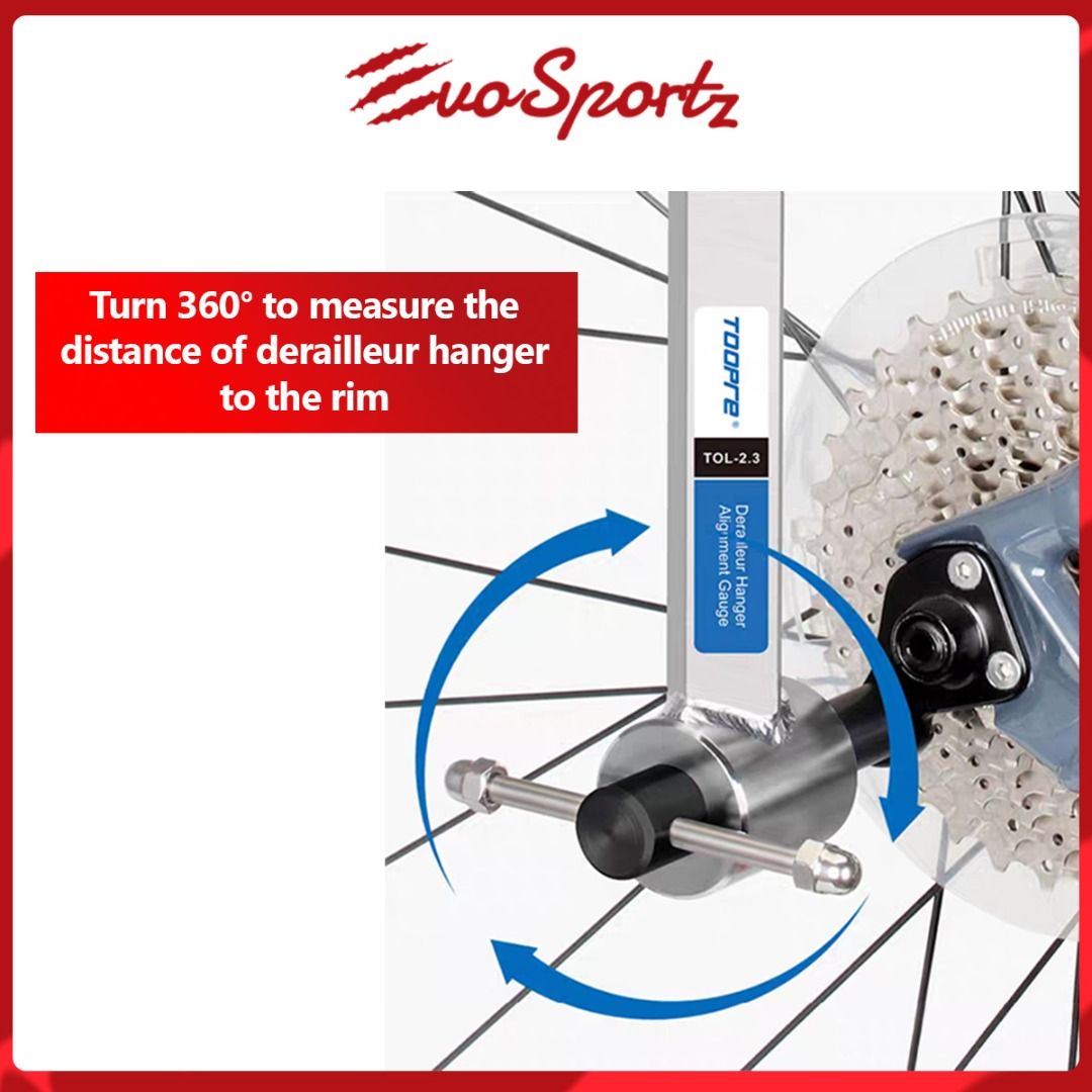 Toopre Derailleur Hanger Alignment Gauge Tool, Sports Equipment